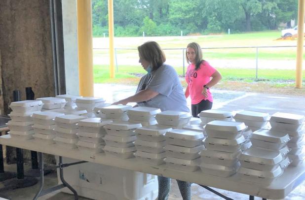 County Employees Provide Lunch for Community