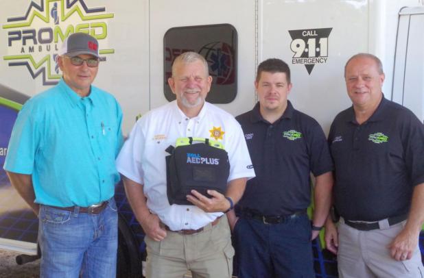 New AED for Jail, New Ambulance for County