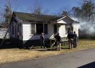 Law Enforcement Responds to House Fire